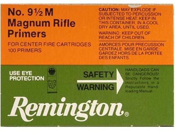 Remington Large Rifle Magnum Primers #9-1/2M- Box of 1000 (HAZMAT Fee Required)- X22622