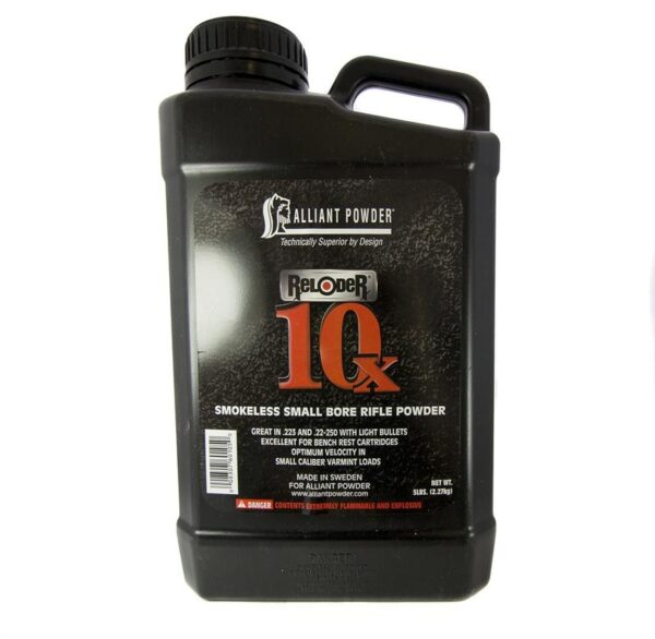 Alliant Reloder 10X Smokeless Powder- 5 Lbs. (HAZMAT Fee Required)- ALL10X5