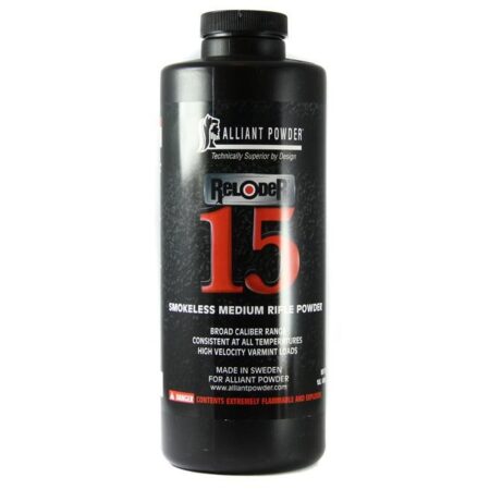 Alliant Reloder 15 Smokeless Powder- 1 Lb. (HAZMAT Fee Required)- ARE151