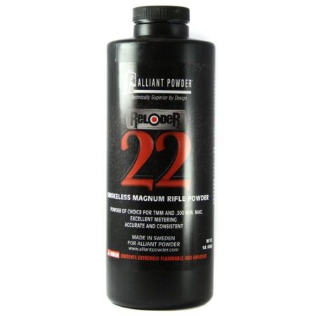Alliant Reloder 22 Smokeless Powder- 1 Lb. (HAZMAT Fee Required)- ARE221