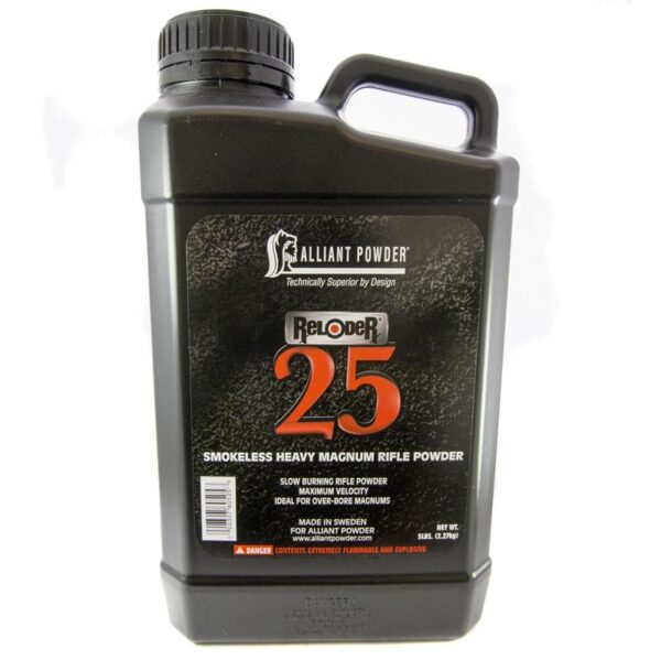 Alliant Reloder 25 Smokeless Powder- 5 Lbs. (HAZMAT Fee Required)- ARL255