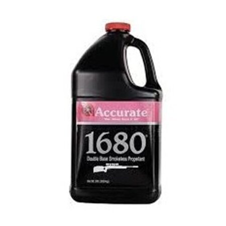 Accurate 1680 Smokeless Powder- 8 Lbs. (HAZMAT Fee Required)- ACC16808