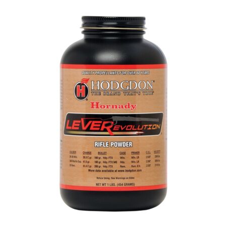 Hodgdon Hornady LEVERevolution Smokeless Powder- 1 Lb. (HAZMAT Fee Required)