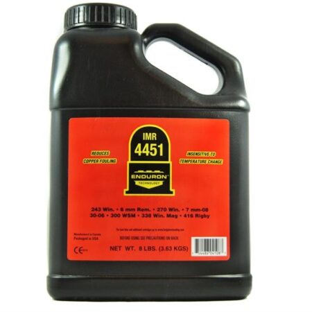 IMR 4451 Smokeless Powder- 8 Lbs. (HAZMAT Fee Required)- IMR44518