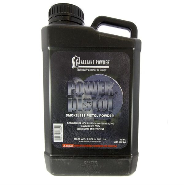 Alliant Power Pistol Smokeless Powder- 4 Lbs. (HAZMAT Fee Required)- PP4