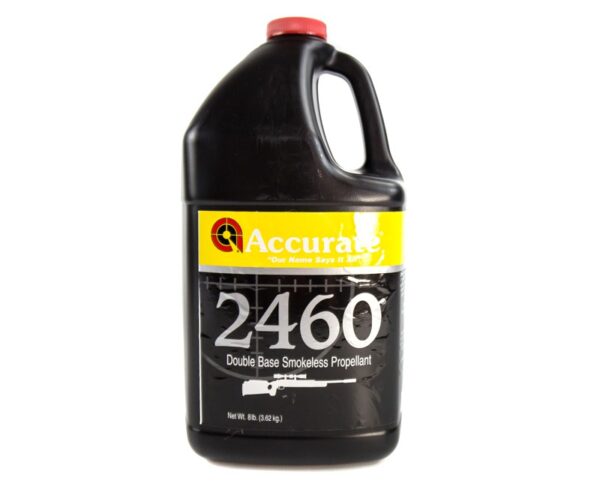 Accurate 2460 Smokeless Powder- 8 Lbs. (HAZMAT Fee Required)- AC24608