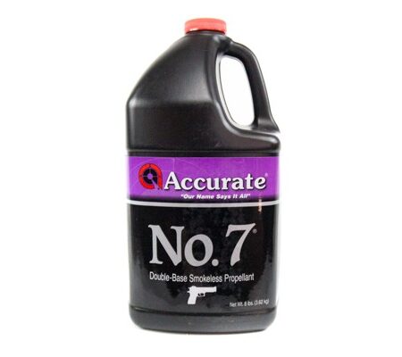 Accurate No. 7 Smokeless Powder- 8 Lbs. (HAZMAT Fee Required)- ACC78
