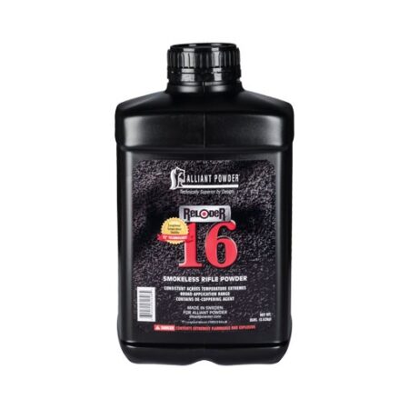 Alliant Reloder 16 Smokeless Powder- 8 Lbs. (HAZMAT Fee Required)- ARL168