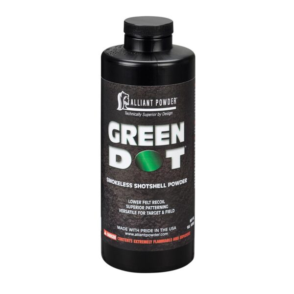 Alliant Green Dot Smokeless Powder- 1 Lb. (HAZMAT Fee Required)- ALGD1