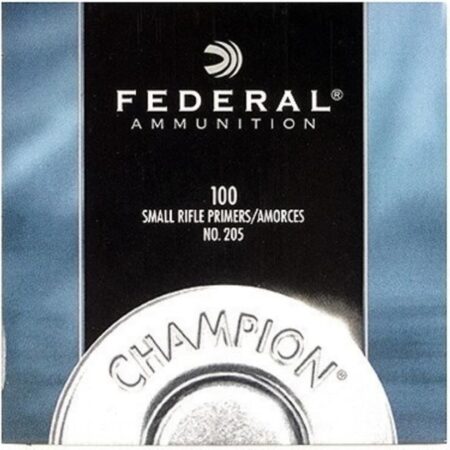 Federal Small Rifle Primers #205- Box of 100 (HAZMAT Fee Required)- NO.205-100