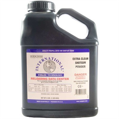 Hodgdon International Clays Smokeless Powder- 4 Lbs. (HAZMAT Fee Required)- HINT4