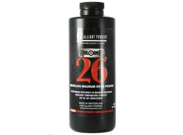 Alliant Reloder 26 Smokeless Powder- 1 Lb. (HAZMAT Fee Required)- ARL261