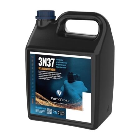Vihtavuori 3N37 Smokeless Pistol Powder- 4 Lbs. (HAZMAT Fee Required)- 3N374