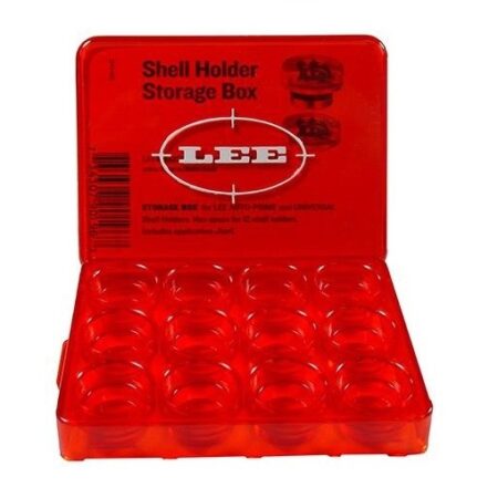 an image of the product Lee Shellholder Storage Box- Red- 90196