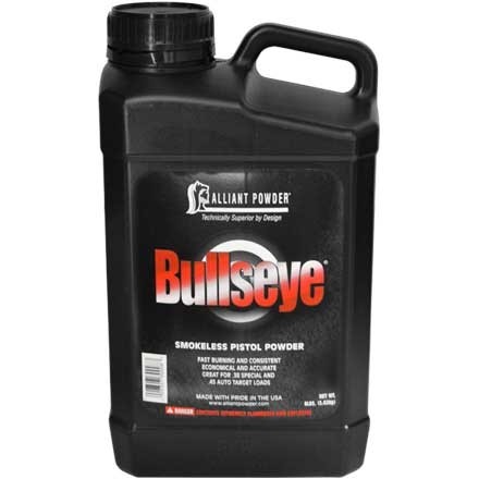 Alliant Bullseye Smokeless Powder- 4 Lbs. (HAZMAT Fee Required)- ALBULL4