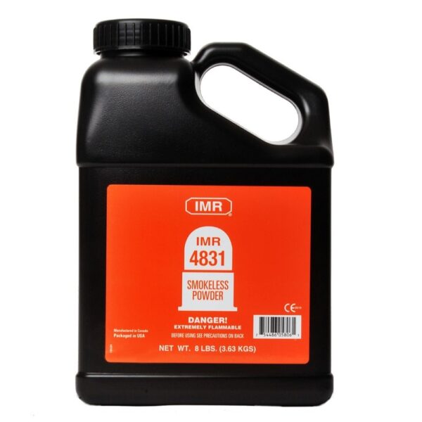 IMR 4831 Smokeless Powder- 8 Lbs. (HAZMAT Fee Required)- IMR4831-8