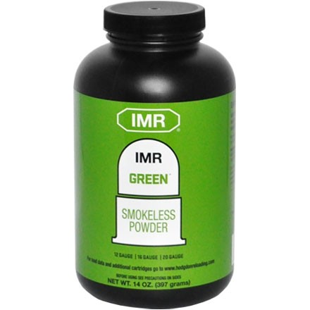 IMR Green Smokeless Powder- 14 Oz. (HAZMAT Fee Required)- IMRGRN1