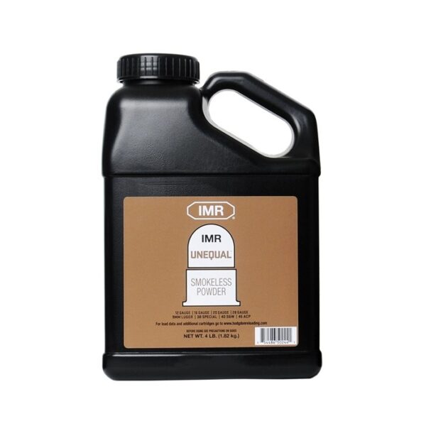 IMR Unequal Smokeless Powder- 4 Lbs. (HAZMAT Fee Required)- IMRUQL4