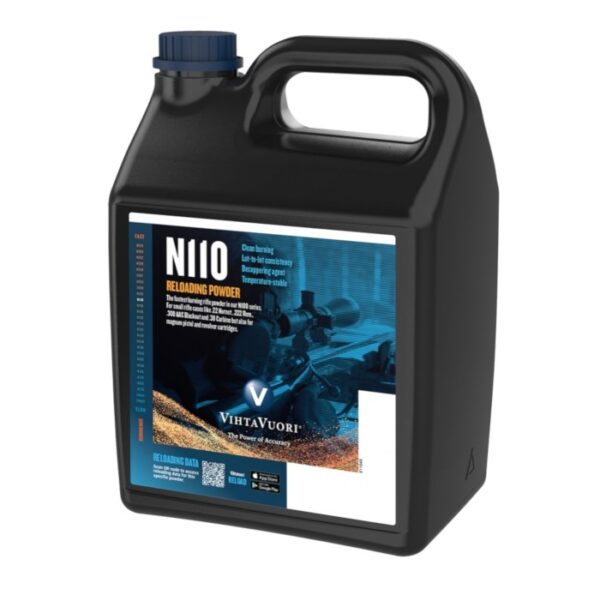 Vihtavuori N110 Smokeless Powder- 8Lb. (HAZMAT Fee Required)- N1108