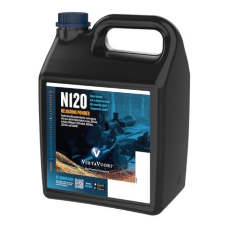 Vihtavuori N120 Smokeless Powder- 8 Lb. (HAZMAT Fee Required)- N1208
