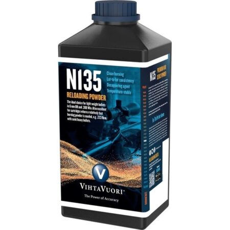 Vihtavuori N135 Smokeless Powder- 1 Lb. (HAZMAT Fee Required)- N1351