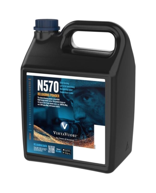 Vihtavuori N570 Smokeless Powder- 8 Lb. (HAZMAT Fee Required)- N5708