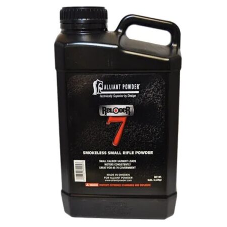 Alliant Reloder 7 Smokeless Powder- 5 Lbs. (HAZMAT Fee Required)- RE75