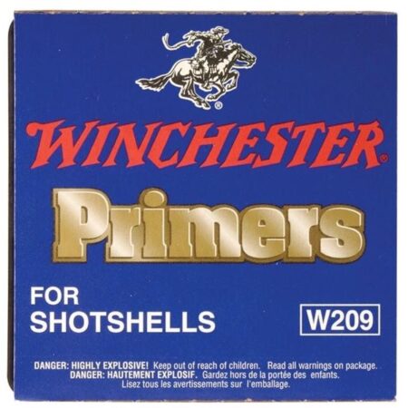 Winchester #209 Shotshell Primers- Box of 100 (HAZMAT Fee Required)- W209-100