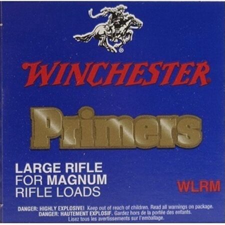 Winchester Large Magnum Rifle Primers #8-1/2M- Box of 100 (HAZMAT Fee Required)- WLRM-100