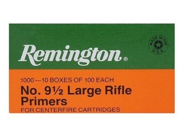Remington Large Rifle Primers #9-1/2- Box of 100 (HAZMAT Fee Required)- X22608-100