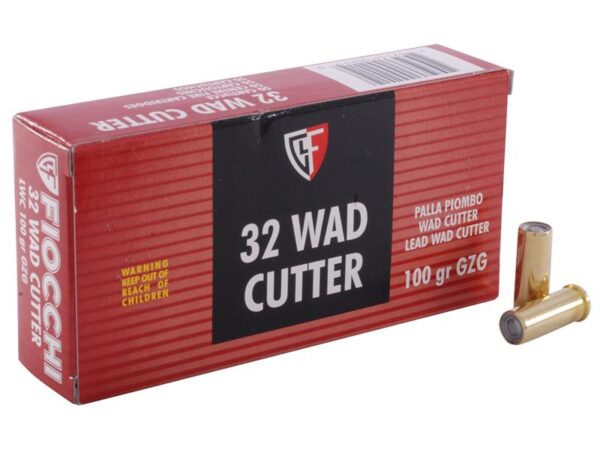Fiocchi Shooting Dynamics .32 S&W Long 100 Gr. Lead Wadcutter- Box of 50