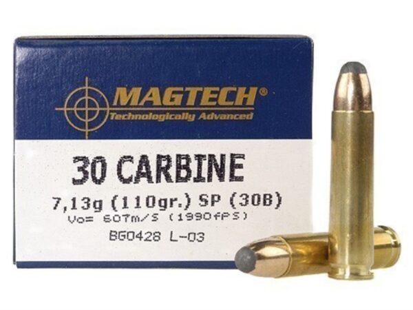 Magtech Sport .30 Carbine 110 Gr. Soft Point- Box of 50