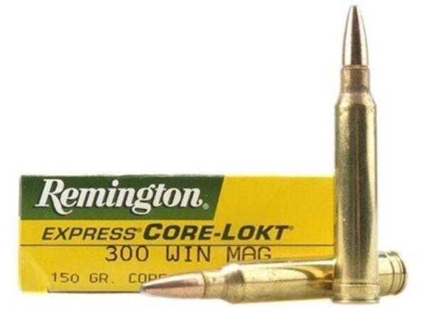 Remington Express .300 Winchester Magnum 150 Gr. Core-Lokt Pointed Soft Point- Box of 20