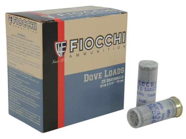 Fiocchi Game & Target 12 Gauge 2-3/4" 1 oz #8 Shot- Box of 25