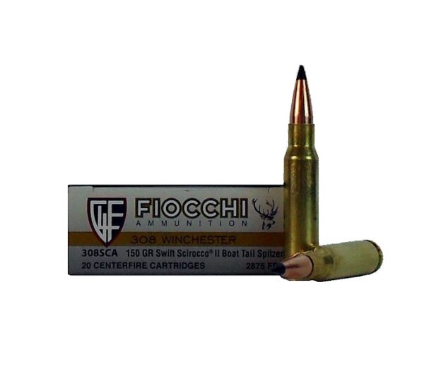 Fiocchi Extrema .308 Winchester 150 Gr. Swift Scirocco II- Box of 20