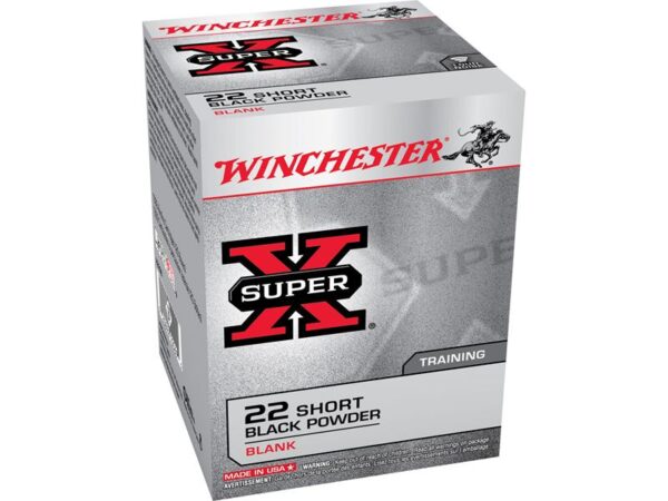 an image of the product Winchester Super-X .22 Short Black Powder Blank - X22SB