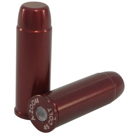 an image of the product A-ZOOM Action Proving Dummy Round .45 Long Colt, Snap Cap, Package of 6- 16124