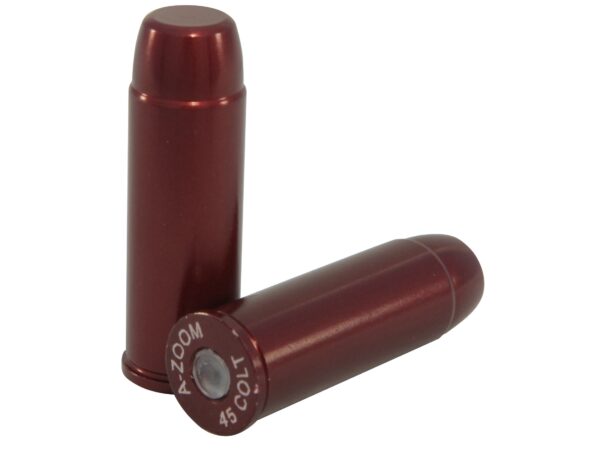 an image of the product A-ZOOM Action Proving Dummy Round .45 Long Colt, Snap Cap, Package of 6- 16124