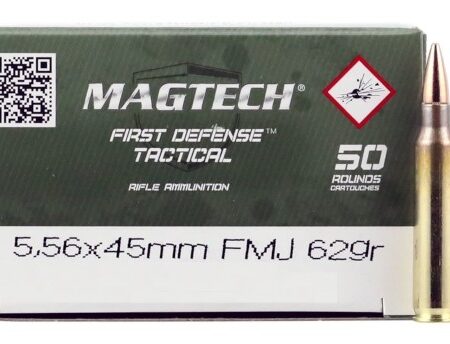 Magtech Tactical 5.56x45mm NATO 62 Gr. Full Metal Jacket- Box of 50