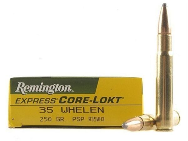 Remington Express .35 Whelen 250 Gr. Core-Lokt Pointed Soft Point- Box of 20