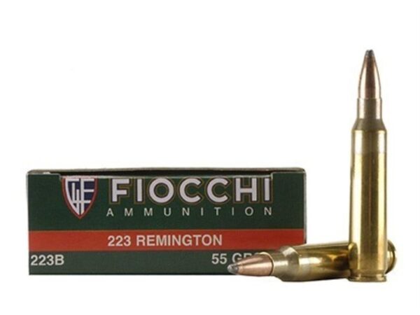 Fiocchi Shooting Dynamics .223 Remington 55 Gr. Pointed Soft Point- Box of 20
