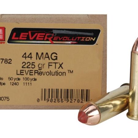 Hornady LEVERevolution .44 Remington Magnum 225 Gr. FTX- Box of 20