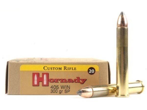 Hornady Custom .405 Winchester 300 Gr. InterLock Spire Point- Box of 20