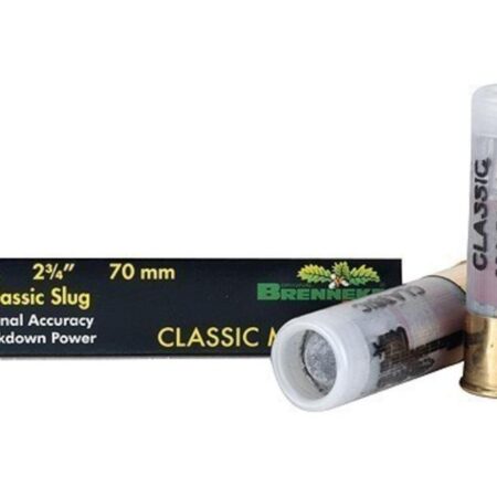an image of the product Brenneke USA Classic Magnum 16 Gauge 2-3/4" 1 oz Lead Rifled Slug- Box of 5 - SL-162CLM