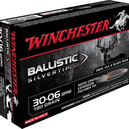 an image of the product Winchester Supreme .30-06 Springfield 180 Gr. Ballistic Silvertip- Box of 20 - SBST3006B