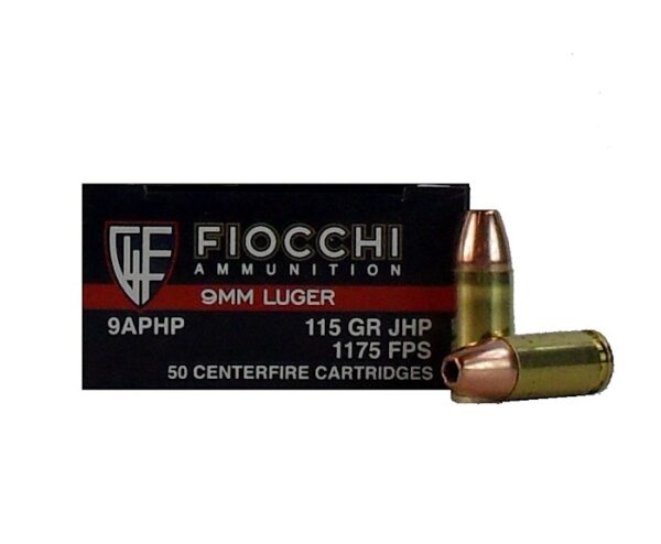 Fiocchi Shooting Dynamics 9mm Luger 115 Gr. JHP- Box of 50
