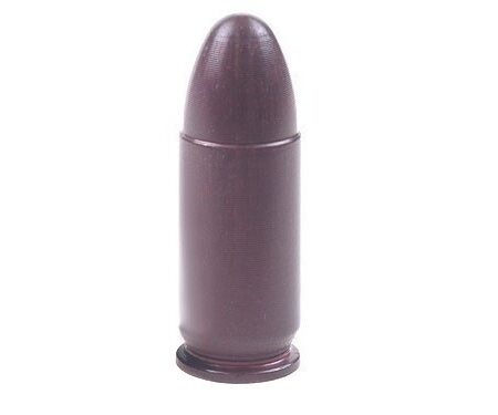 an image of the product A-ZOOM Action Proving Dummy Round 9mm, Snap Cap, Package of 5- 15116