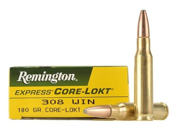 Remington Express .308 Winchester 180 Gr. Core-Lokt Pointed Soft Point- Box of 20