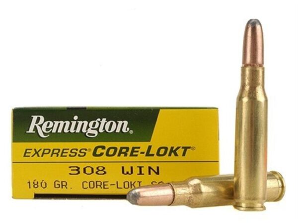 Remington Express .308 Winchester 180 Gr. Core-Lokt Soft Point- Box of 20