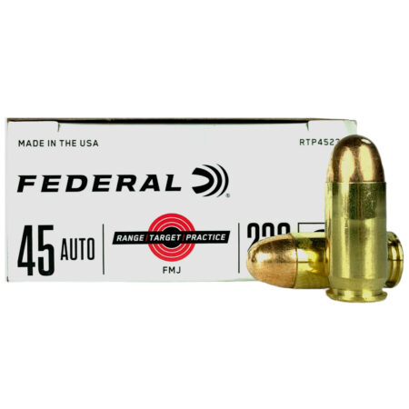 Federal Range Target Practice (RTP) .45 ACP 230 Gr. Full Metal Jacket- Box of 50
